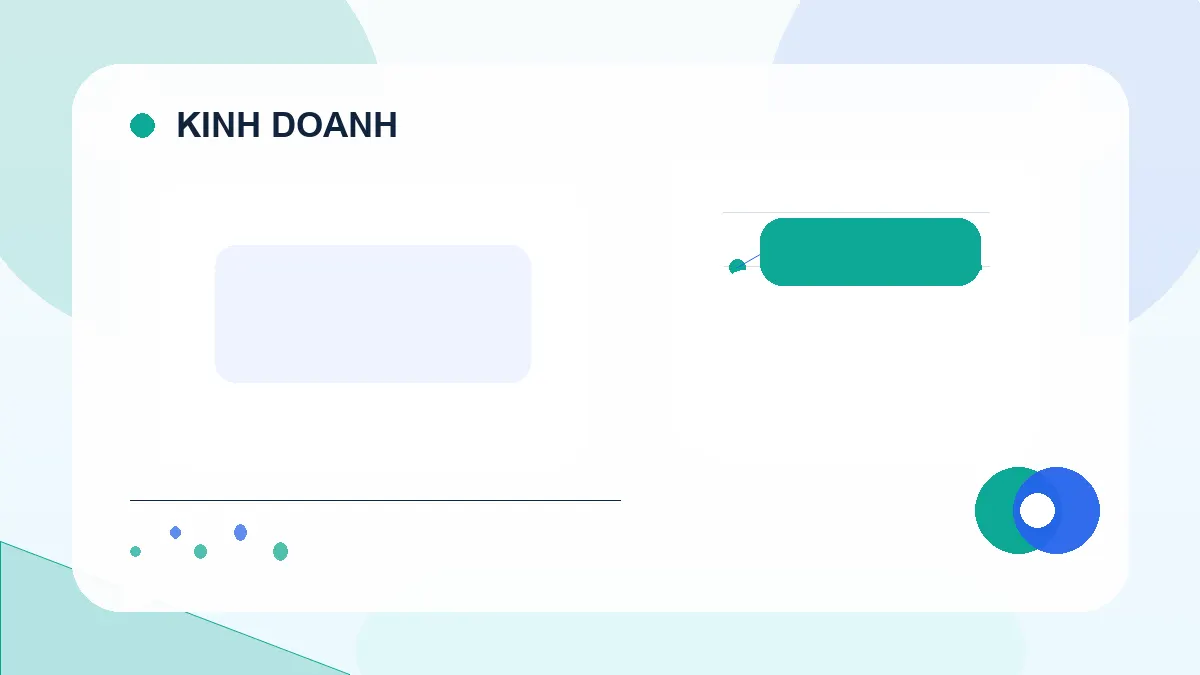 Minh họa dòng tiền kinh doanh nhỏ cho bài Có nên vay tiền để kinh doanh nhỏ không? Cách cân nhắc dòng tiền